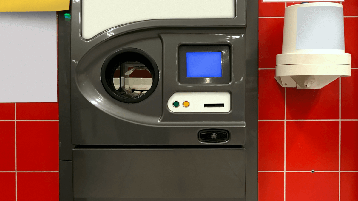 how does reverse vending machine work