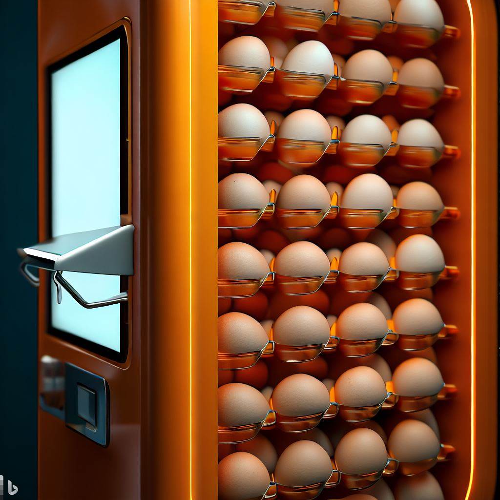 Chicken Hard Boiled Egg Vending Machine