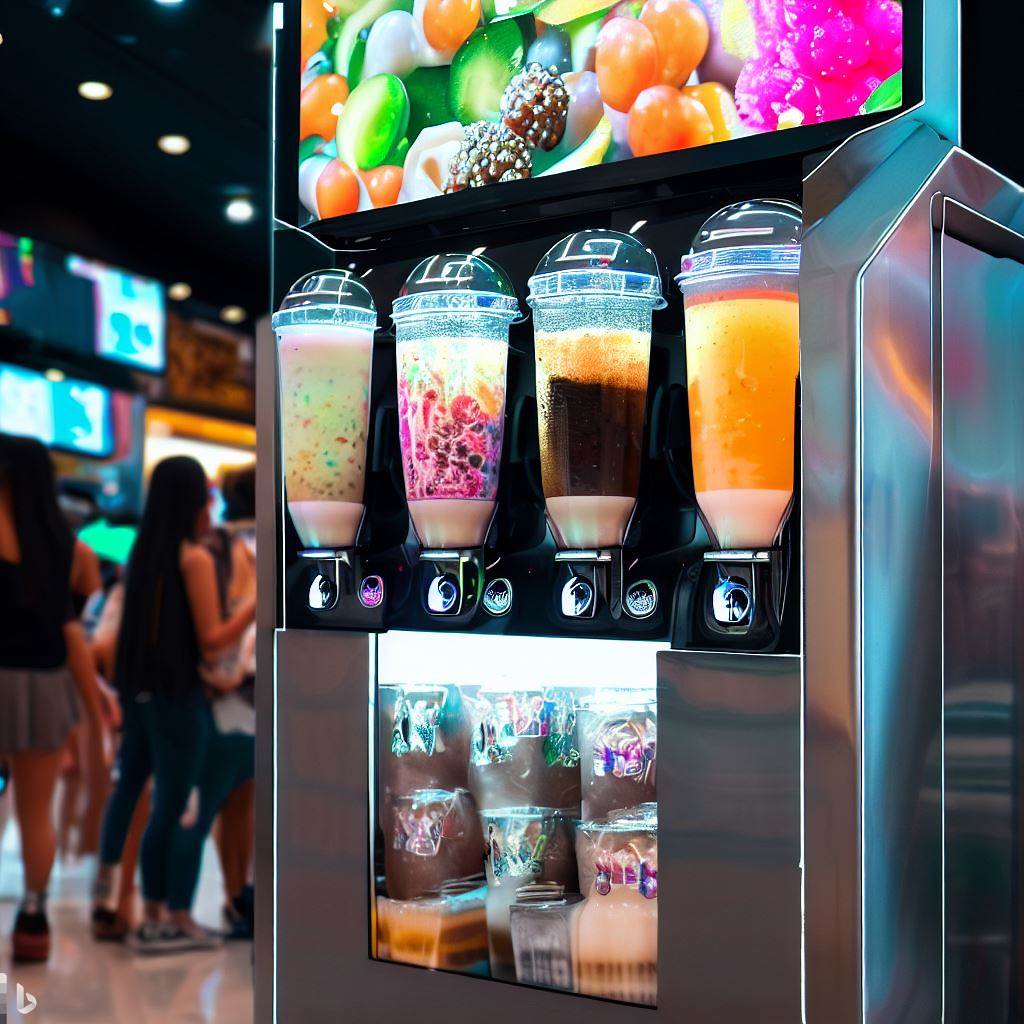 bubble tea vending machine