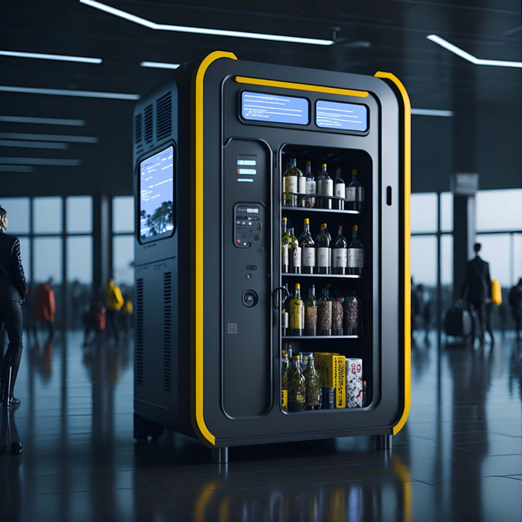 Airport vending machines