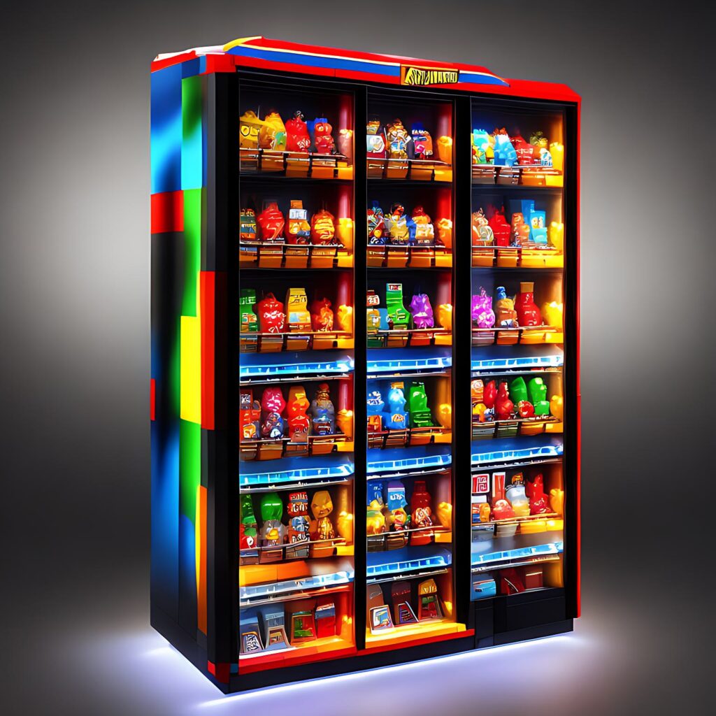 lego vending machine