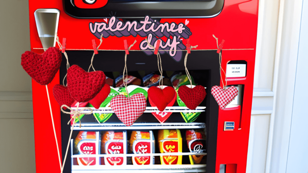 Valentine Vending Machine Box