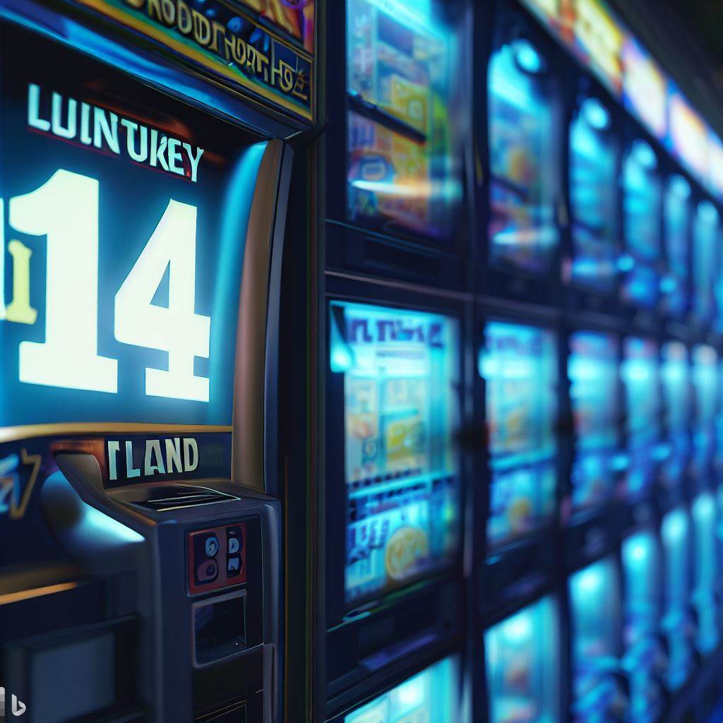 how to use lottery vending machines