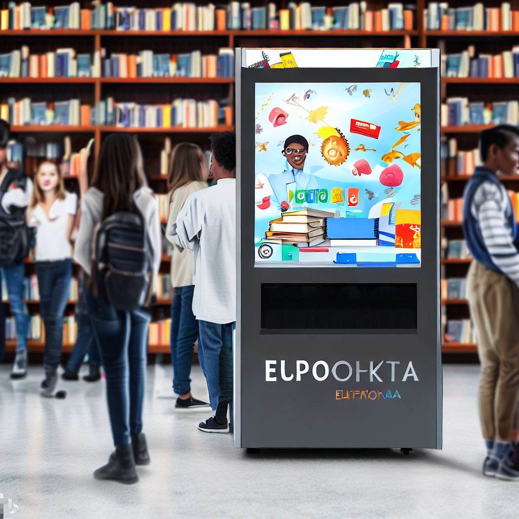 Edutopia book vending machine for schools