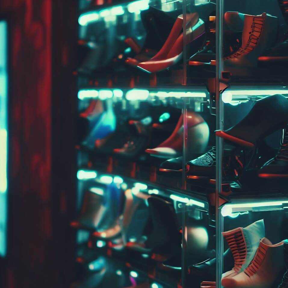 nike shoe vending machine 
