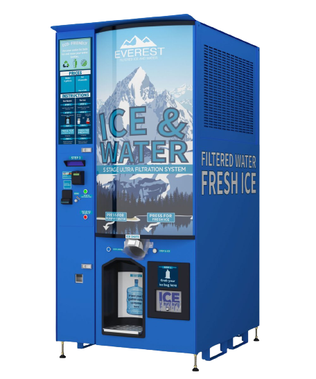 EVEREST VX
ALL-IN-ONE ICE & WATER VENDING